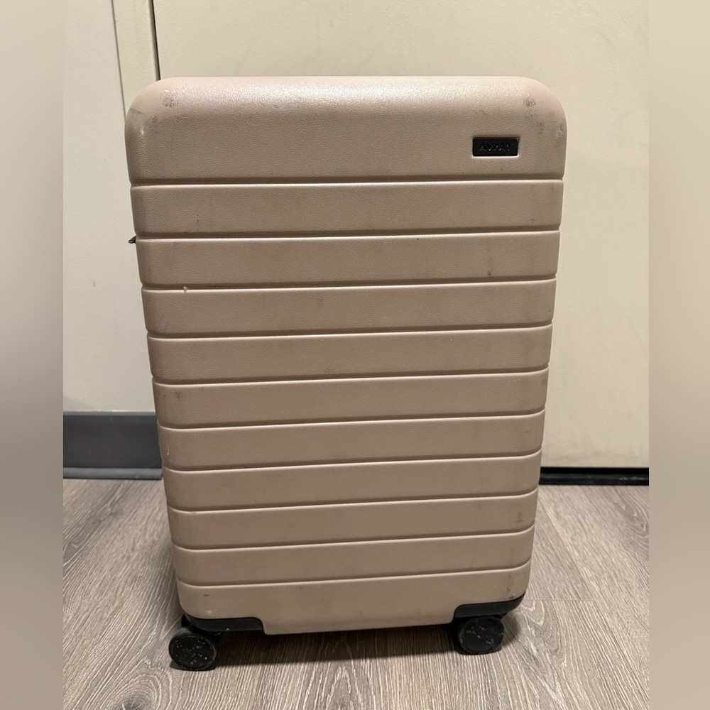 Away The Bigger Carry On Luggage in Sand